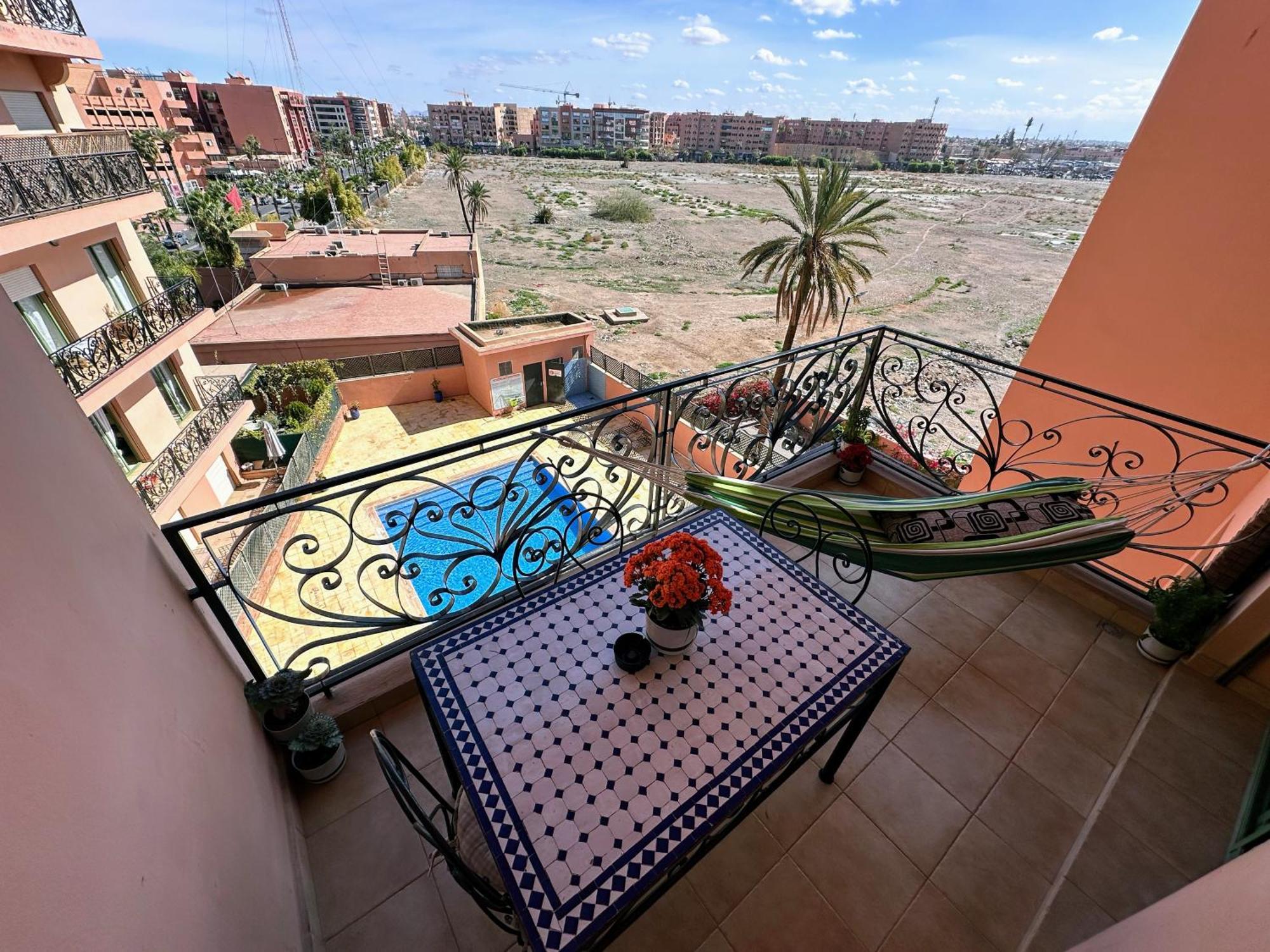 Ferienwohnung Majorelle House Vicino Ai Giardini Vista Splendida Marrakesch Exterior foto