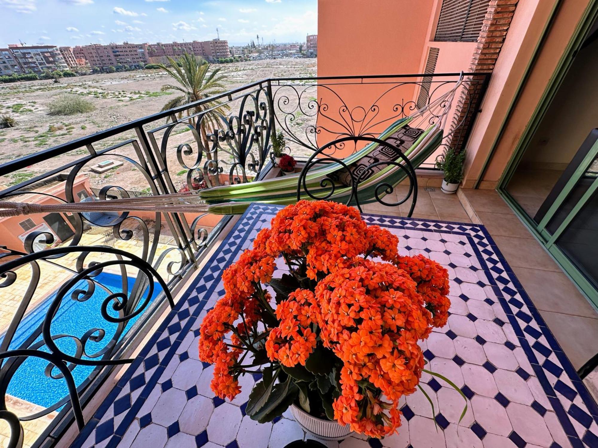 Ferienwohnung Majorelle House Vicino Ai Giardini Vista Splendida Marrakesch Exterior foto